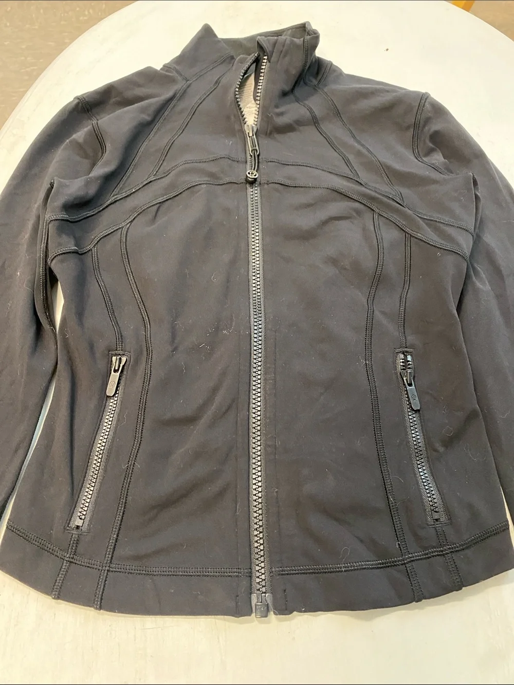lululemon athletica Black Fitted Zip-Up